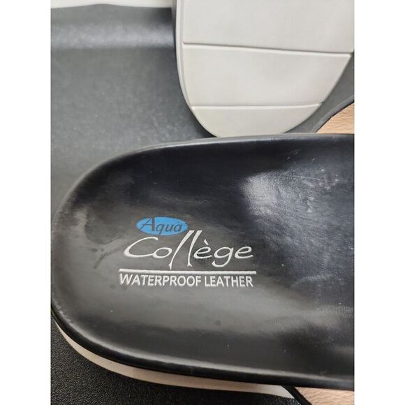 Aqua College Waterproof Leather Sandals Size 9 - Picture 6 of 7